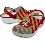 Customized San Francisco 49ers Star Spangled Graphic Crocs Best selling