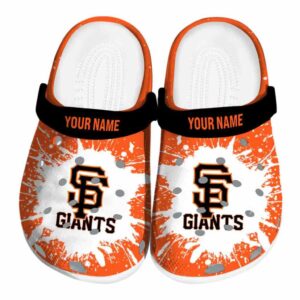 Customized San Francisco Giants Splash Art Crocs Best selling
