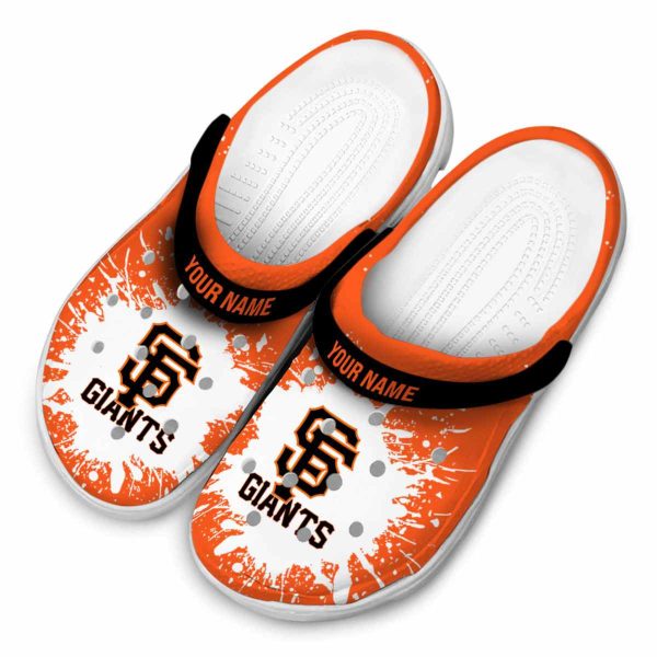 Customized San Francisco Giants Splash Art Crocs Trendy