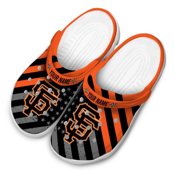 Customized San Francisco Giants Star Spangled Graphic Crocs Trendy