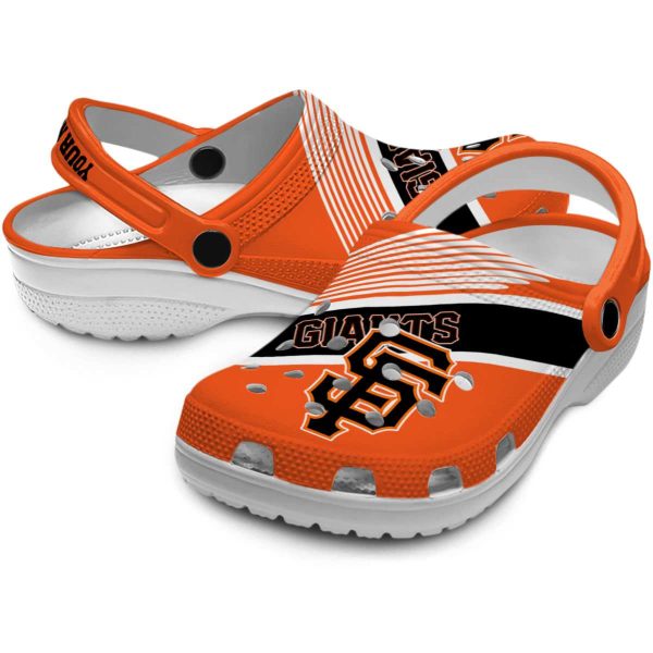 Customized San Francisco Giants Vibrant Dual Tone Crocs Latest Model