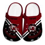 Customized South Carolina Gamecocks Baseball Motif Crocs Best selling