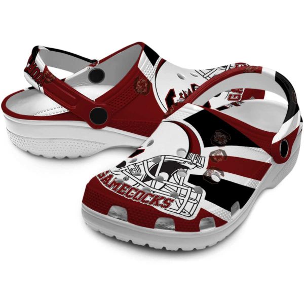 Customized South Carolina Gamecocks Football Helmet Crocs Latest Model