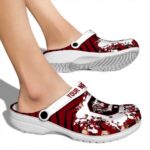 Customized South Carolina Gamecocks Zigzag Paint Burst Crocs Best selling