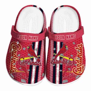 Customized St Louis Cardinals Contrasting Stripes Crocs Best selling