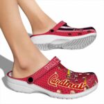 Customized St Louis Cardinals Contrasting Stripes Crocs Best selling
