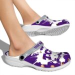 Customized TCU Horned Frogs Splatter Pattern Crocs Best selling