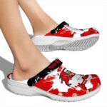 Customized Tampa Bay Buccaneers Splatter Pattern Crocs Best selling