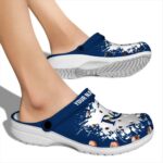 Customized Tampa Bay Rays Splatter Background Crocs Best selling