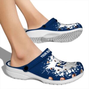 Customized Tampa Bay Rays Splatter Background Crocs High quality