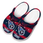 Customized Tennessee Titans Paint Splatter Graphics Crocs Best selling