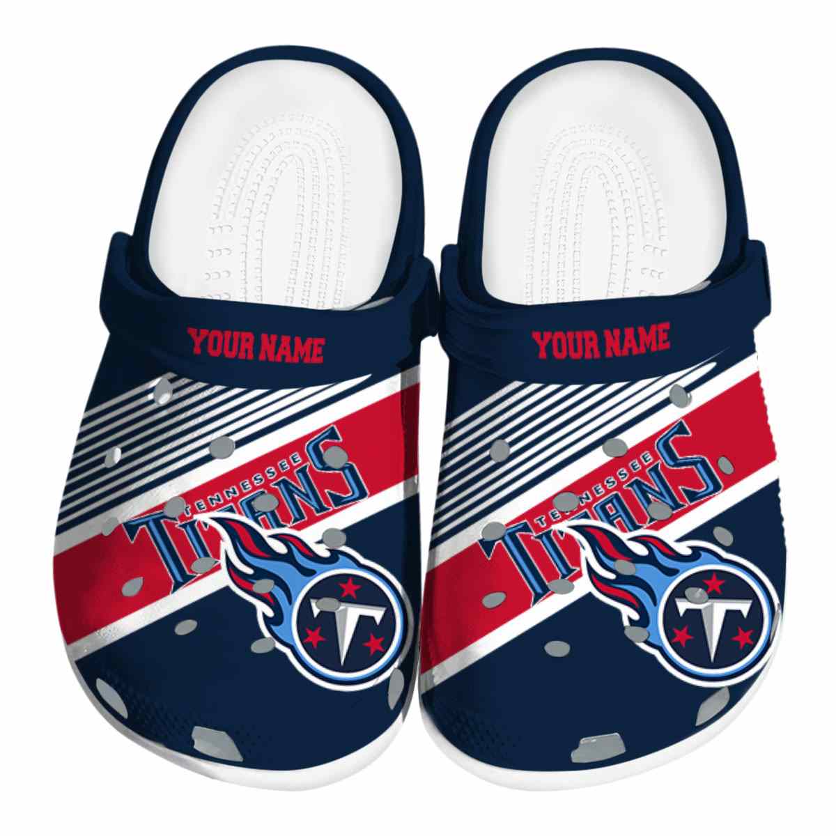 Customized Tennessee Titans Vibrant Dual Tone Crocs Best selling