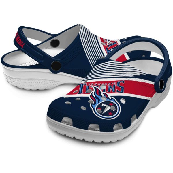 Customized Tennessee Titans Vibrant Dual Tone Crocs Latest Model