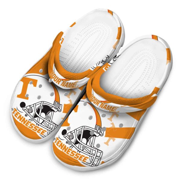 Customized Tennessee Volunteers Football Helmet Crocs Trendy