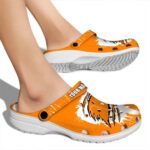 Customized Tennessee Volunteers Splash Motif Background Crocs Best selling
