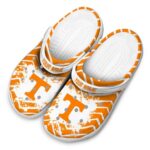 Customized Tennessee Volunteers Zigzag Paint Burst Crocs Best selling