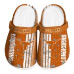 Customized Texas Longhorns Contrasting Stripes Crocs Best selling