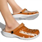 Customized Texas Longhorns Contrasting Stripes Crocs Best selling