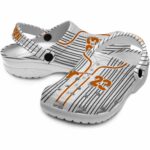 Customized Texas Longhorns Pinstripe Pattern Crocs Best selling