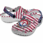 Customized Texas Rangers Freedom Splinter Crocs Best selling