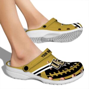 Customized UCF Knights Football Motif Crocs High quality