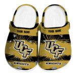 Customized UCF Knights Paint Splatter Graphics Crocs Best selling