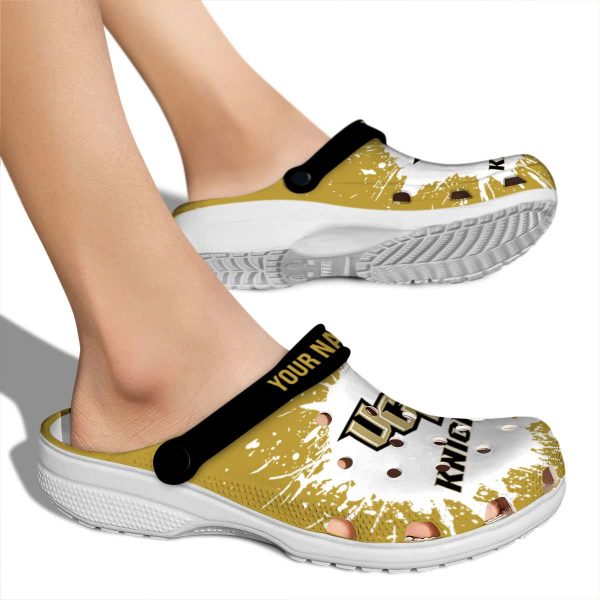 Customized UCF Knights Splash Art Crocs High quality