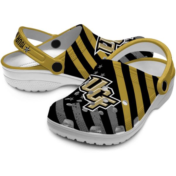 Customized UCF Knights Star Spangled Graphic Crocs Latest Model
