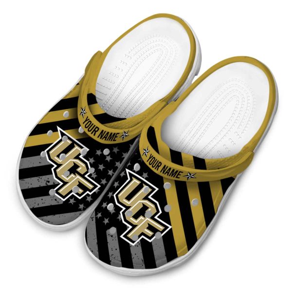 Customized UCF Knights Star Spangled Graphic Crocs Trendy