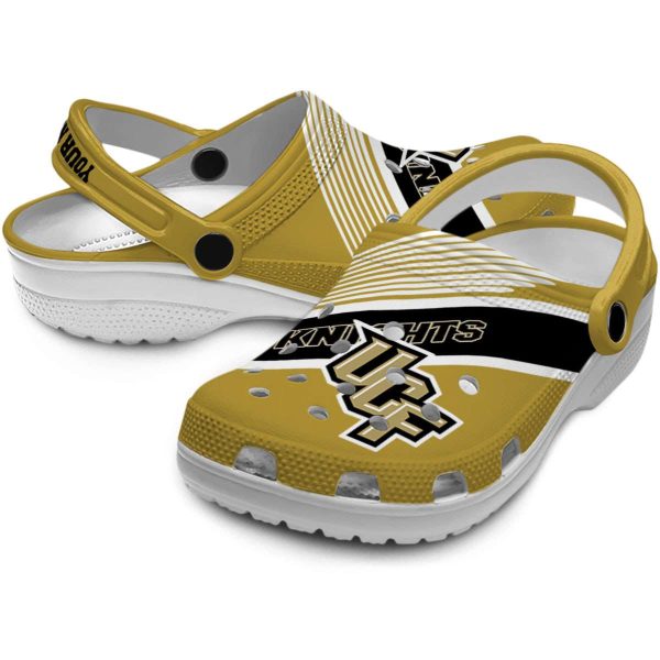 Customized UCF Knights Vibrant Dual Tone Crocs Latest Model