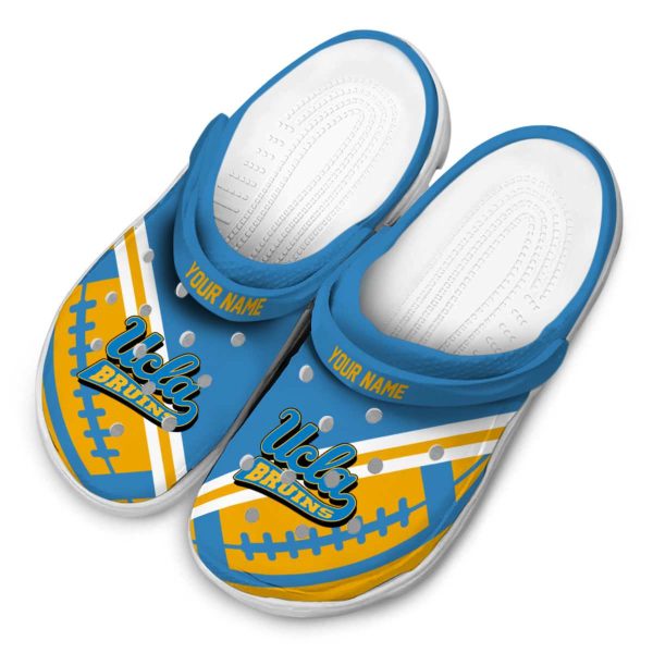 Customized UCLA Bruins Football Motif Crocs Trendy