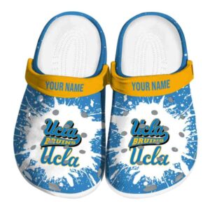 Customized UCLA Bruins Splash Art Crocs Best selling