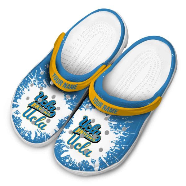 Customized UCLA Bruins Splash Art Crocs Trendy