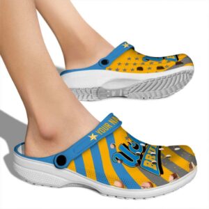 Customized UCLA Bruins Star Spangled Graphic Crocs High quality