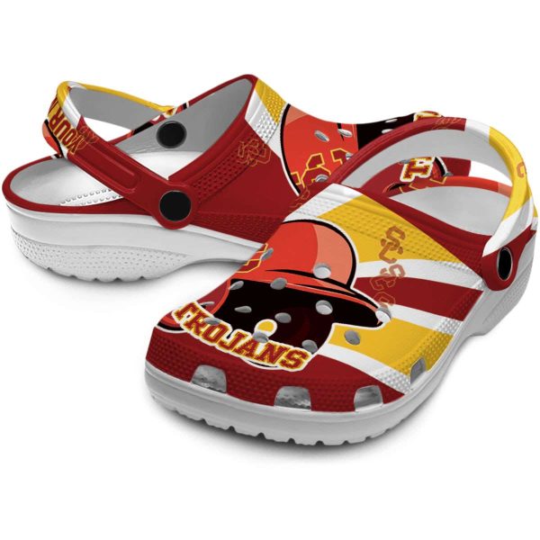 Customized USC Trojans Baseball Helmet Crocs Latest Model