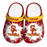 Customized USC Trojans Splash Art Crocs Best selling