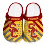 Customized USC Trojans Star Spangled Graphic Crocs Best selling