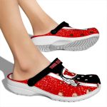 Customized Utah Utes Vertical Stripes Crocs Best selling