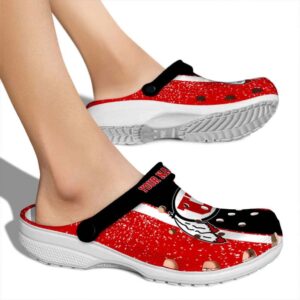 Customized Utah Utes Vertical Stripes Crocs High quality