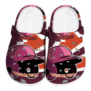 Customized Virginia Tech Hokies Baseball Helmet Crocs Best selling