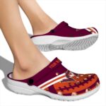 Customized Virginia Tech Hokies Football Motif Crocs Best selling