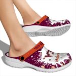Customized Virginia Tech Hokies Splash Art Crocs Best selling