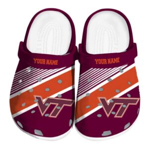 Customized Virginia Tech Hokies Vibrant Dual Tone Crocs Best selling