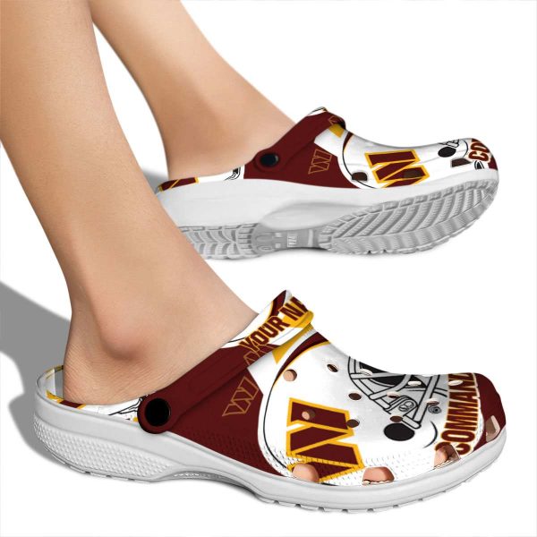 Customized Washington Commanders Football Helmet Crocs High quality