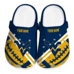 Customized West Virginia Mountaineers Football Motif Crocs Best selling