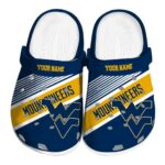 Customized West Virginia Mountaineers Vibrant Dual Tone Crocs Best selling