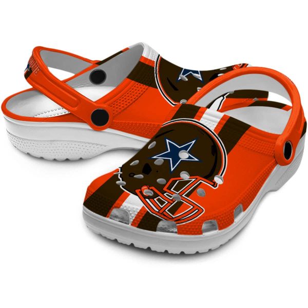 Dallas Cowboys Helmet Stripes Crocs Latest Model