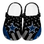 Dallas Cowboys Stellar Stripes Theme Crocs Best selling