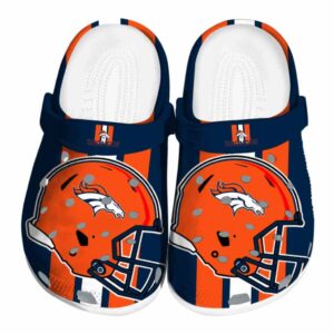 Denver Broncos Helmet Stripes Crocs Best selling