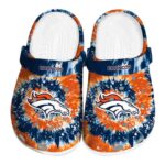 Denver Broncos Radiant Burst Effect Crocs Best selling